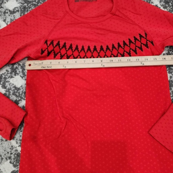 Victoria secret red women's size large long sleeve - Picture 3 of 6